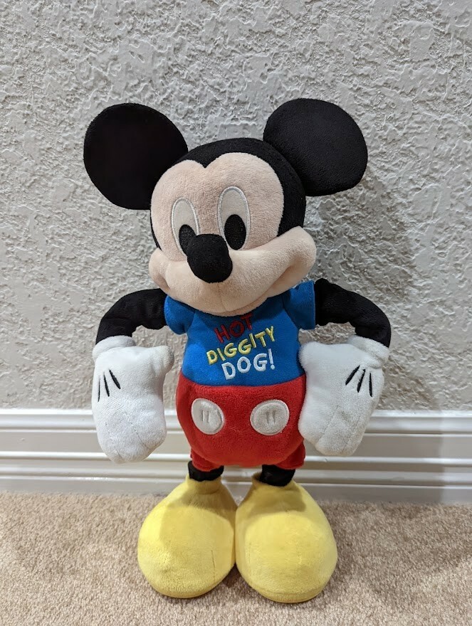 mickey mouse hot diggity dog doll